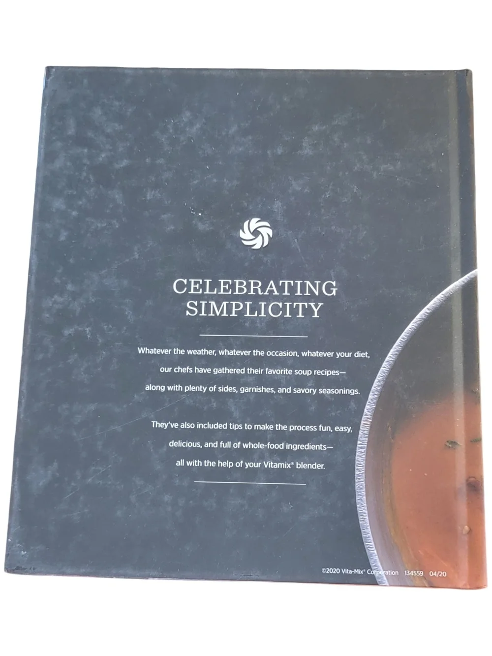 Vitamix Simply Soups Cookbook - Black Cover